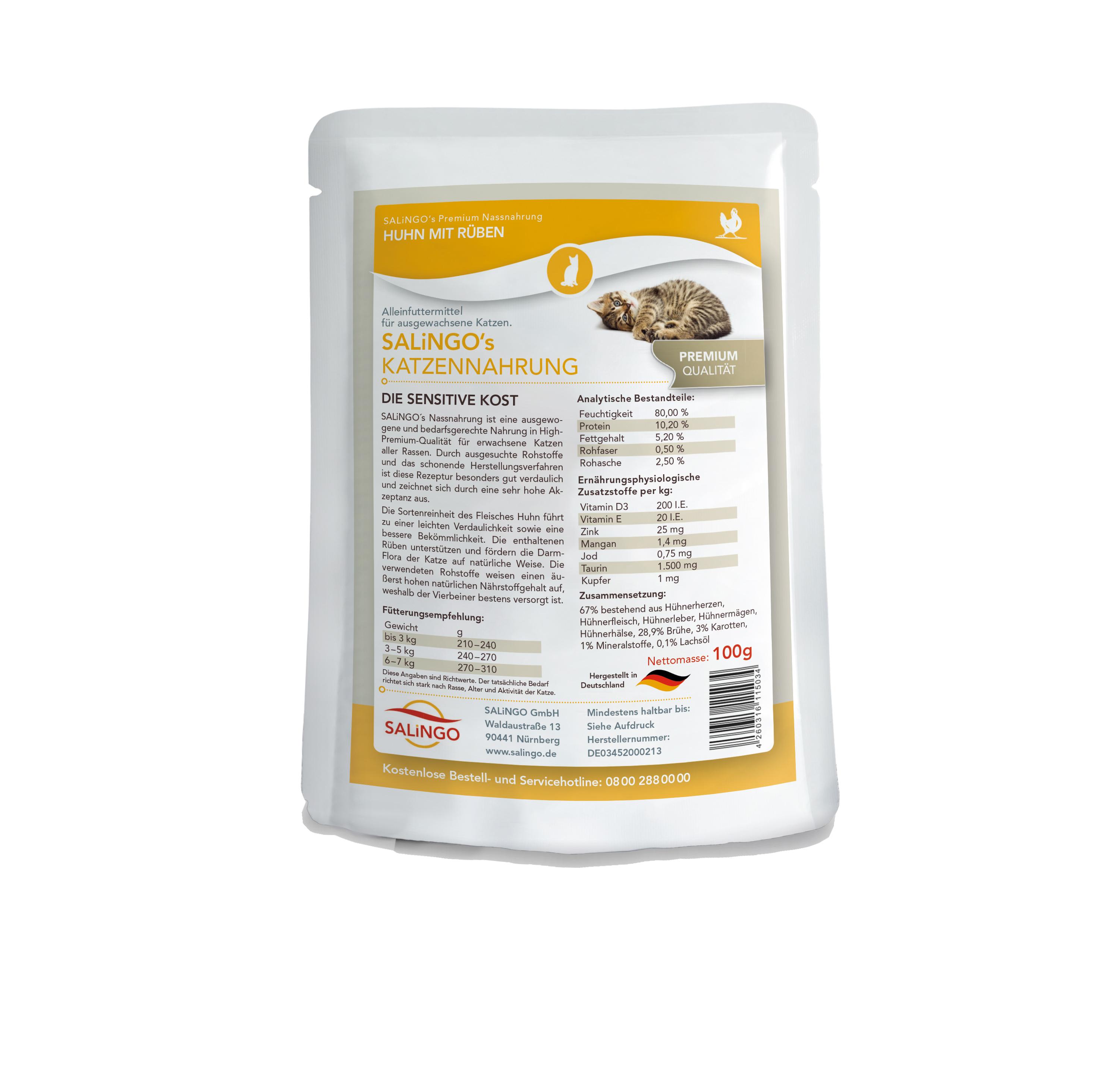 Nourriture pour chat en mélange de 12 x 100 g
