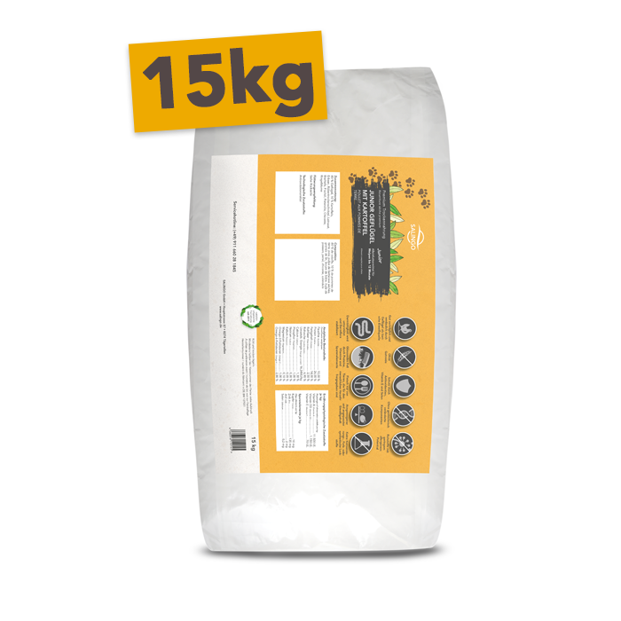 Poulet et pommes de terre 15kg - JUNIOR