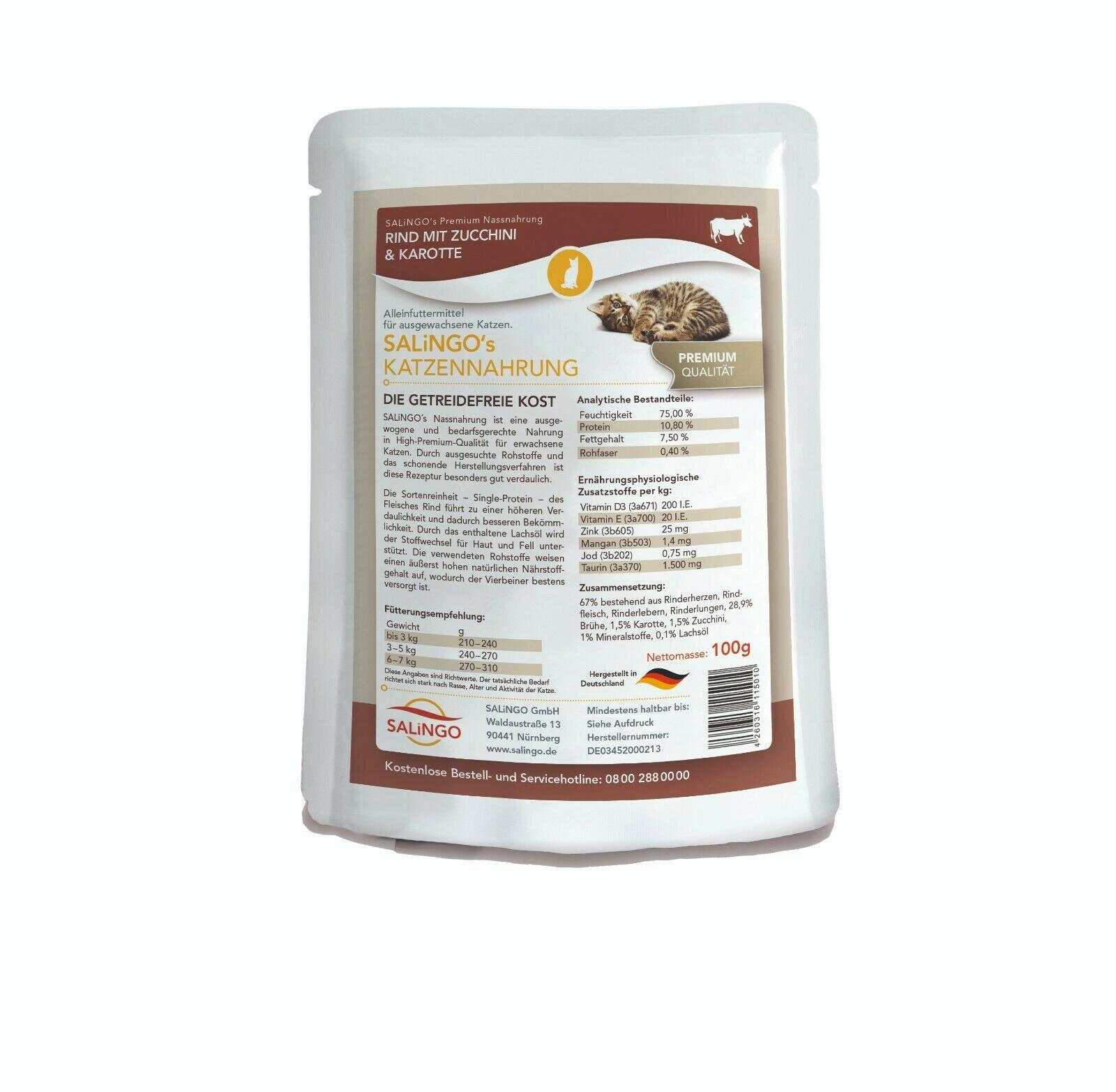 Nourriture pour chat en mélange de 12 x 100 g