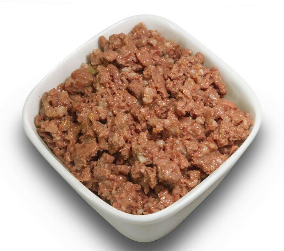 Boeuf avec du riz et de l'huile de chardon 12x100g