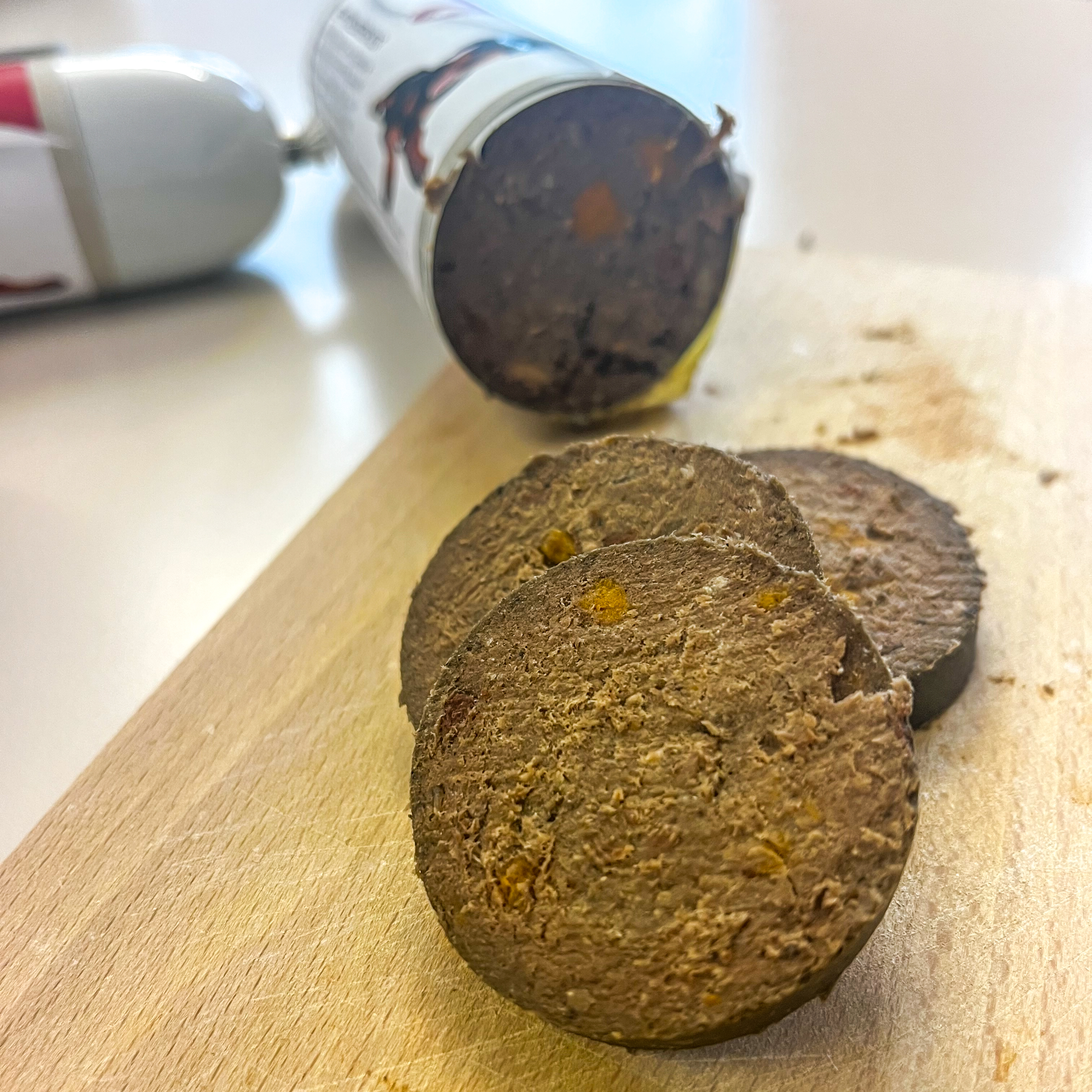 Saucisse pour chien à l'agneau avec topinambour 6x400g