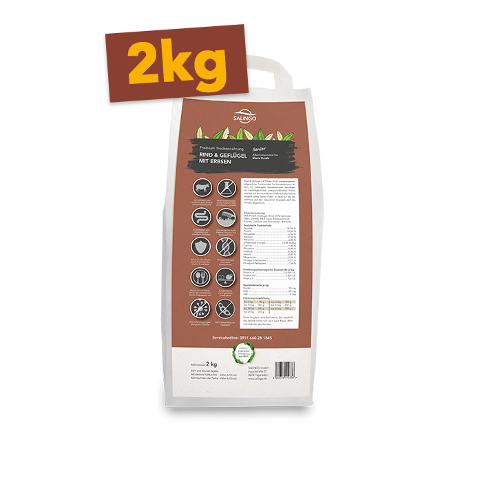 Boeuf, volaille et pois 2kg