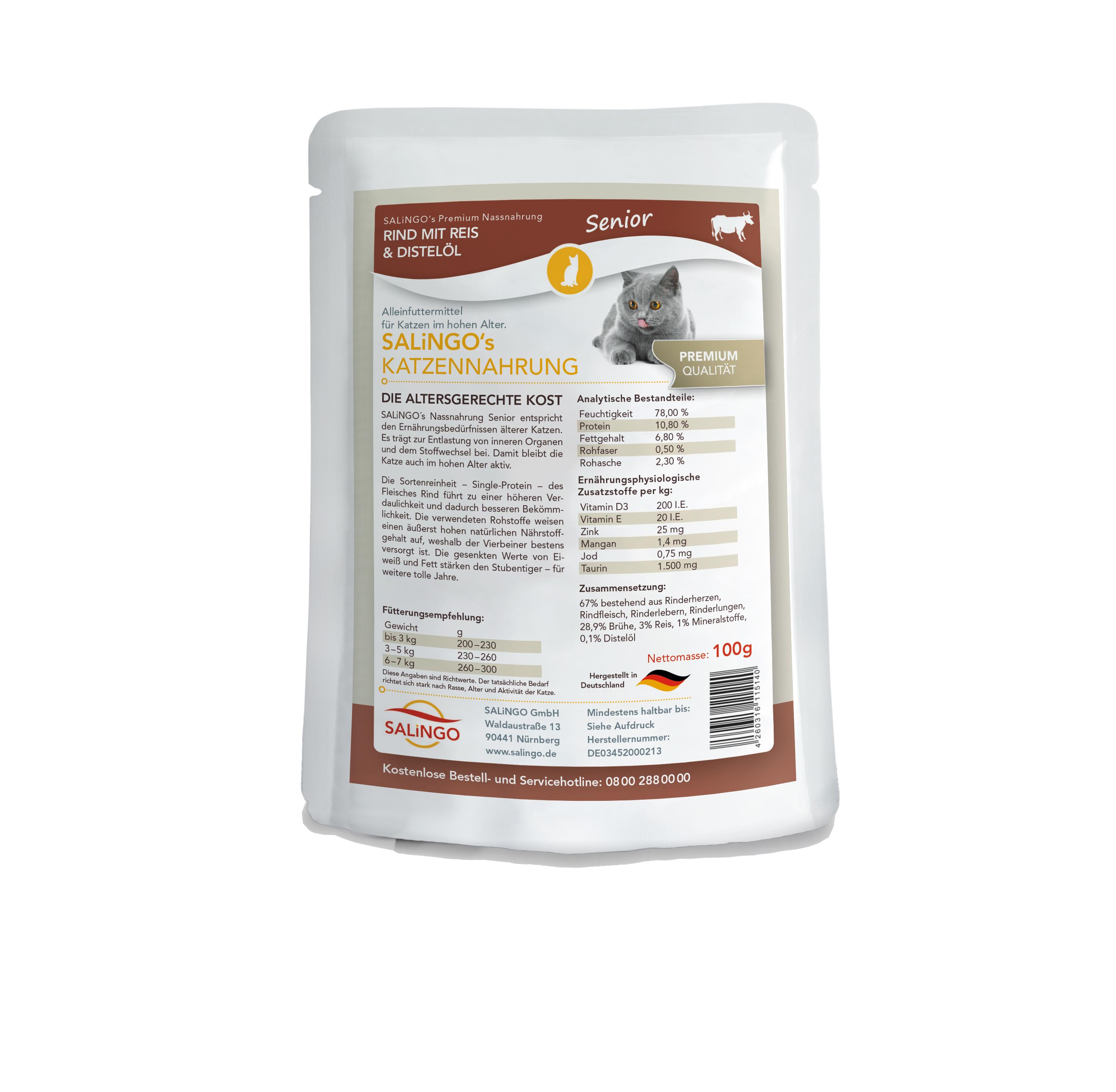 Coffret de découverte pour les chats âgés